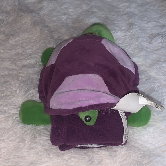 Zoobies Baby Child Security Blanket Tama the Tortoise - Picture 8 of 11